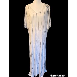 Vertical Striped (tie-dye) Longline Shirt.